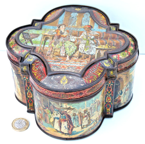 Rare antique figural casket - figural,