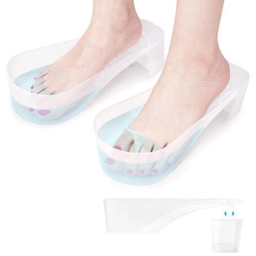 Toe nail soaking - toe,