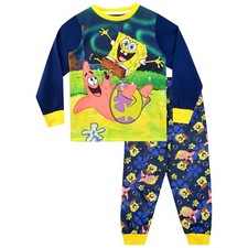 Spongebob Squarepants Pyjamas | Boys Sponge Bob Pyjamas | Kids Spongebob PJs