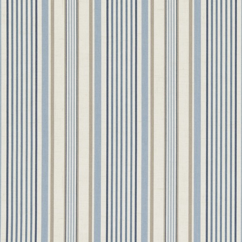 Coastal stripe chambray beige - coastal,