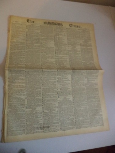 The times old antique original - times,