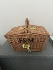Fortnum And Mason F&M Huntsman Picnic Hamper Wicker Basket - please read 