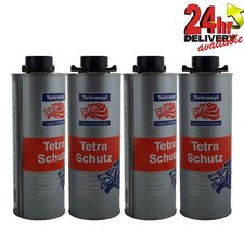 4 X 1L Black Tetrosyl Tetraschutz Shutz Body Rust Protector Underseal