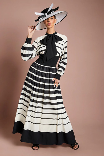 Coast mono drop waist dress - mono,