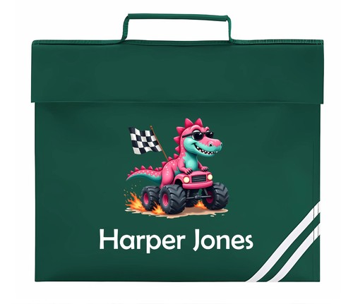 Personalised book bag - personalised,