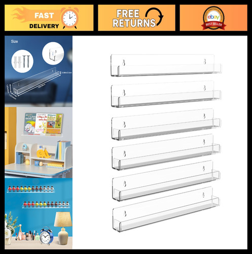 Acrylic nail polish shelf - acrylic,