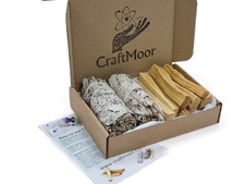 Sage, Palo Smudge Set | 2 White Sage Smudge Sticks & 6 Palo Santo Smudge Sticks