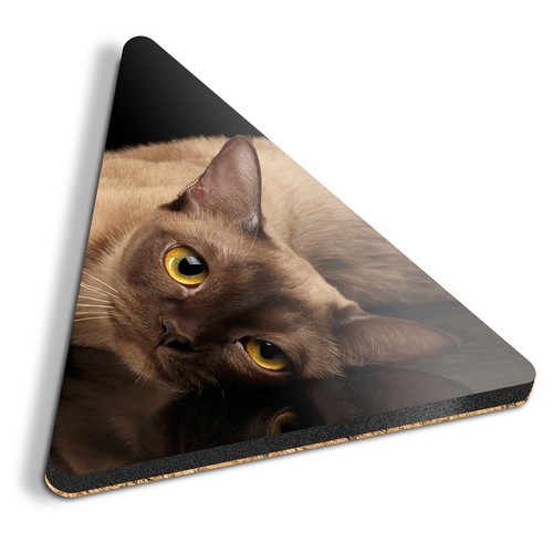 Triangle mdf coaster burmese - mdf,