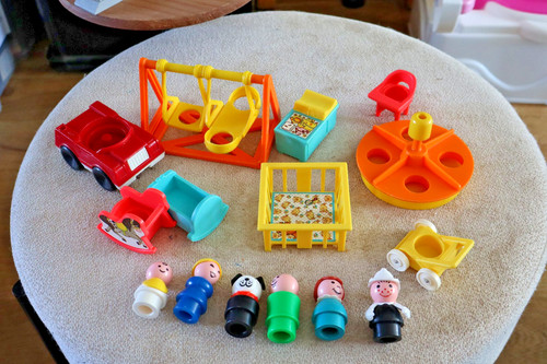 Vintage fisher price figures - vintage,