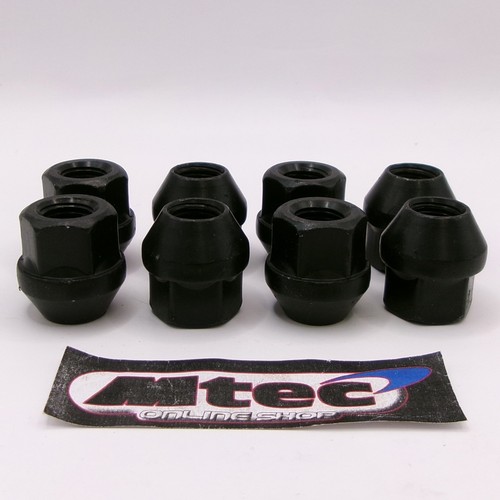 Black wheel nut open - black, type