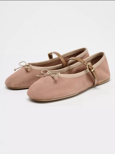 Zara new woman split leather - split,