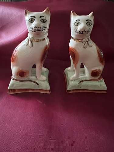 Pair antique staffordshire - pair, of