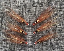 3 x Fiery Brown Tube Flies
