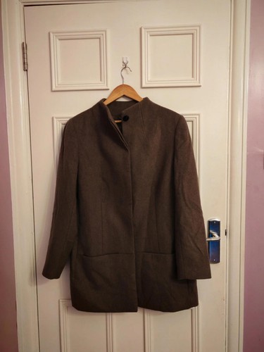 Jaeger coffee colour wool - , coat