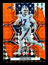 Josh Allen 2022 Panini Mosaic Reactive Orange NATIONAL PRIDE Bills #253