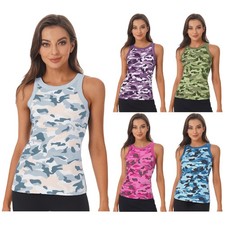 Womens Blouse Print Vest Basic