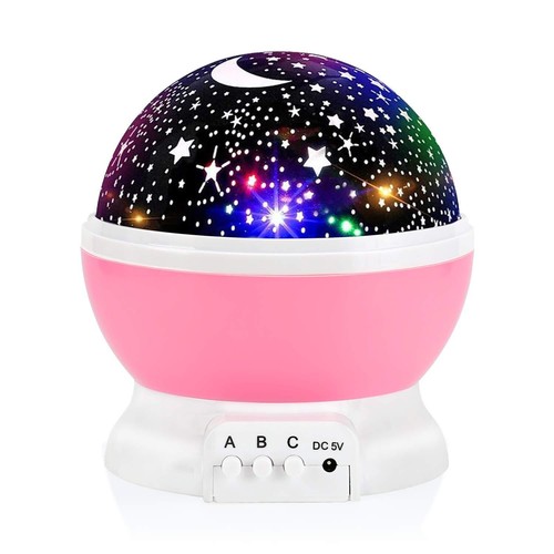 Pink starry sky - pink, light