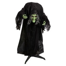 Halloween animated witch - halloween,
