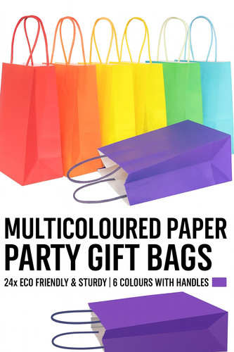 Multi coloured paper gift - 24, x