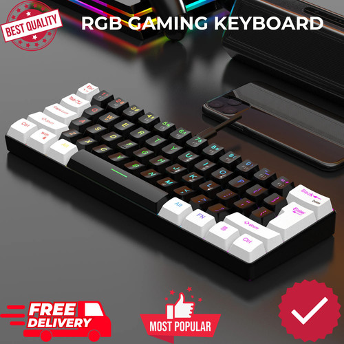 Rgb gaming keyboard compact - gaming,