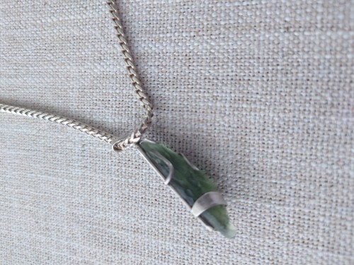 Czech moldavite 925 - , silver
