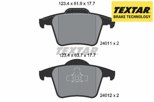 Rear brake pad - pad, set