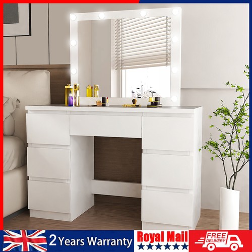 White dressing table - table, wood