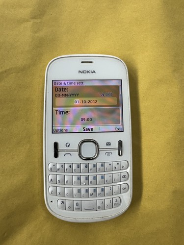 Nokia 201 white - white, (tesco