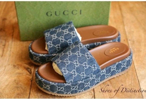 Gucci monogram blue denim - gucci,