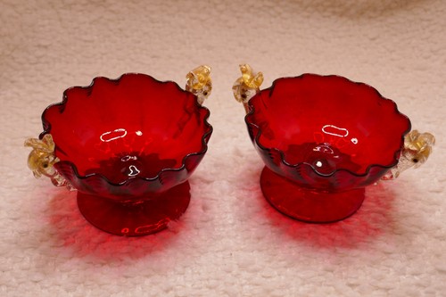 Vtg pair venetian - venetian, salviati