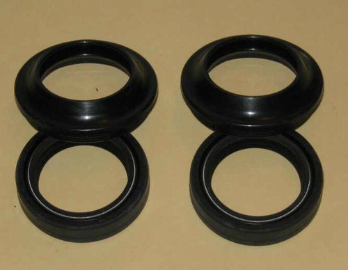 Fork seals with - fork, caps