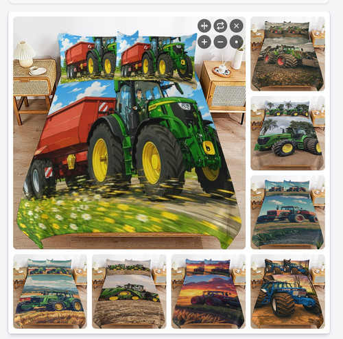 Tractor farm duvet - ⭐farm, cover