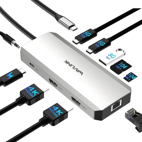Wavlink usb docking station - usb, c