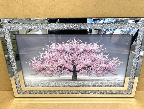 Pink blossom tree liquid - liquid, art