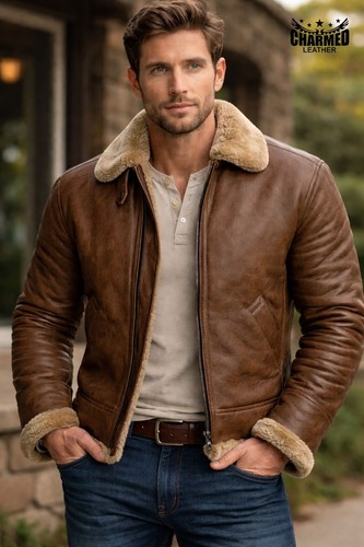 Men brown shearling - men’s,