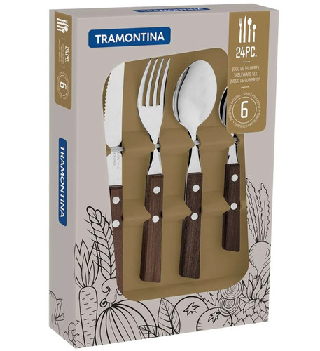 Tramontina cutlery set natural - set,