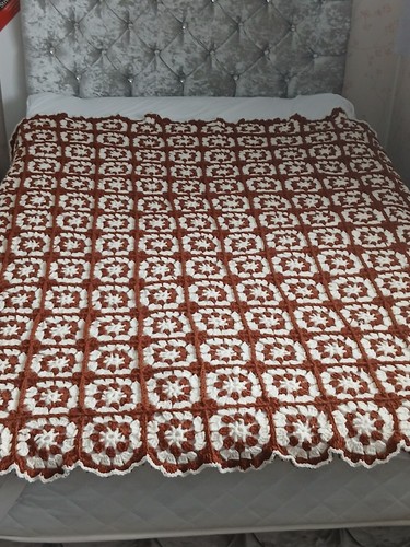 Crochet blanket double - crochet,