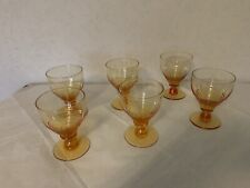 6 Amber Stuart Crystal