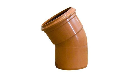 110mm single elbow bend - 4",