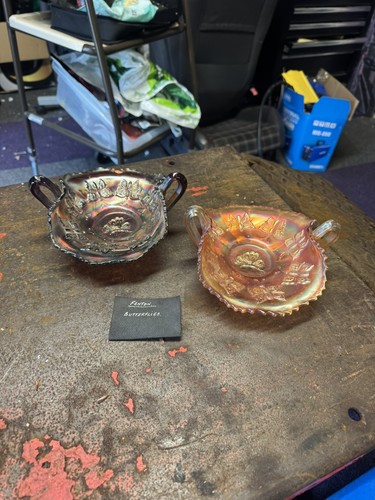 Antique fenton carnival - carnival, glass