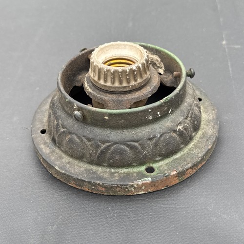 Antique cast iron - iron, green