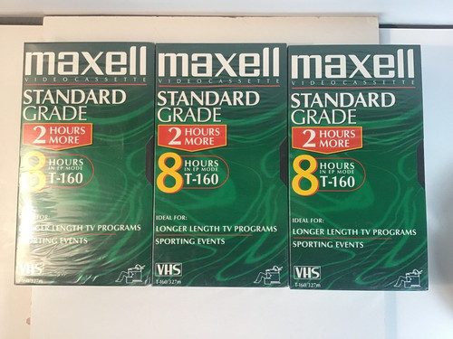 Lot sealed maxell t - lot, of