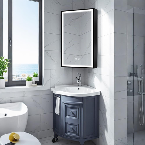Corner medicine cabinet - corner,