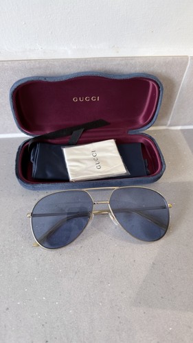 Gucci sunglasses gold frames - sunglasses,