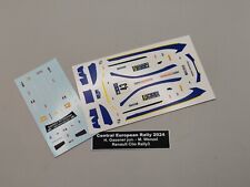 Decals 1/43 Renault Clio Rally3 Hermann Gassner Jun. Central European Rally 2024