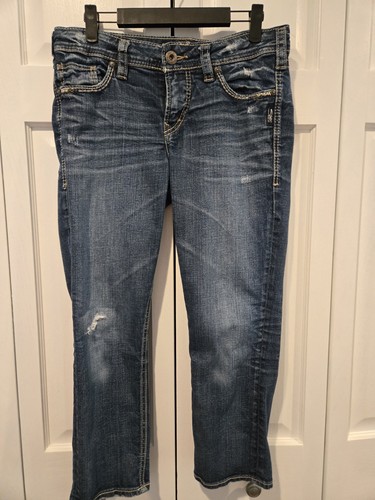 Silver elise jean capri size - silver,