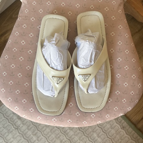 Prada toe post - toe-post, white