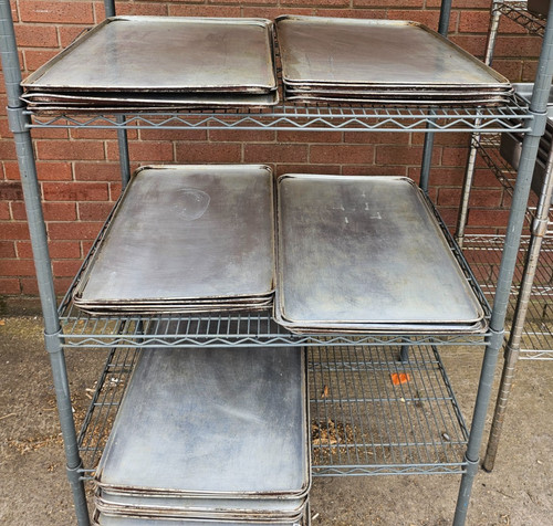 Used bakery oven trays - oven, 60x40cm