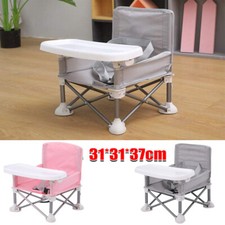 Baby Booster Seat+Tray Folding Travel Chair For Camping, Picnics Travel Armchair