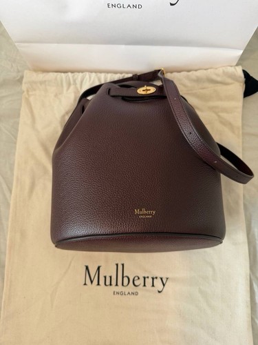 Mulberry abbey leather - mulberry, bucket